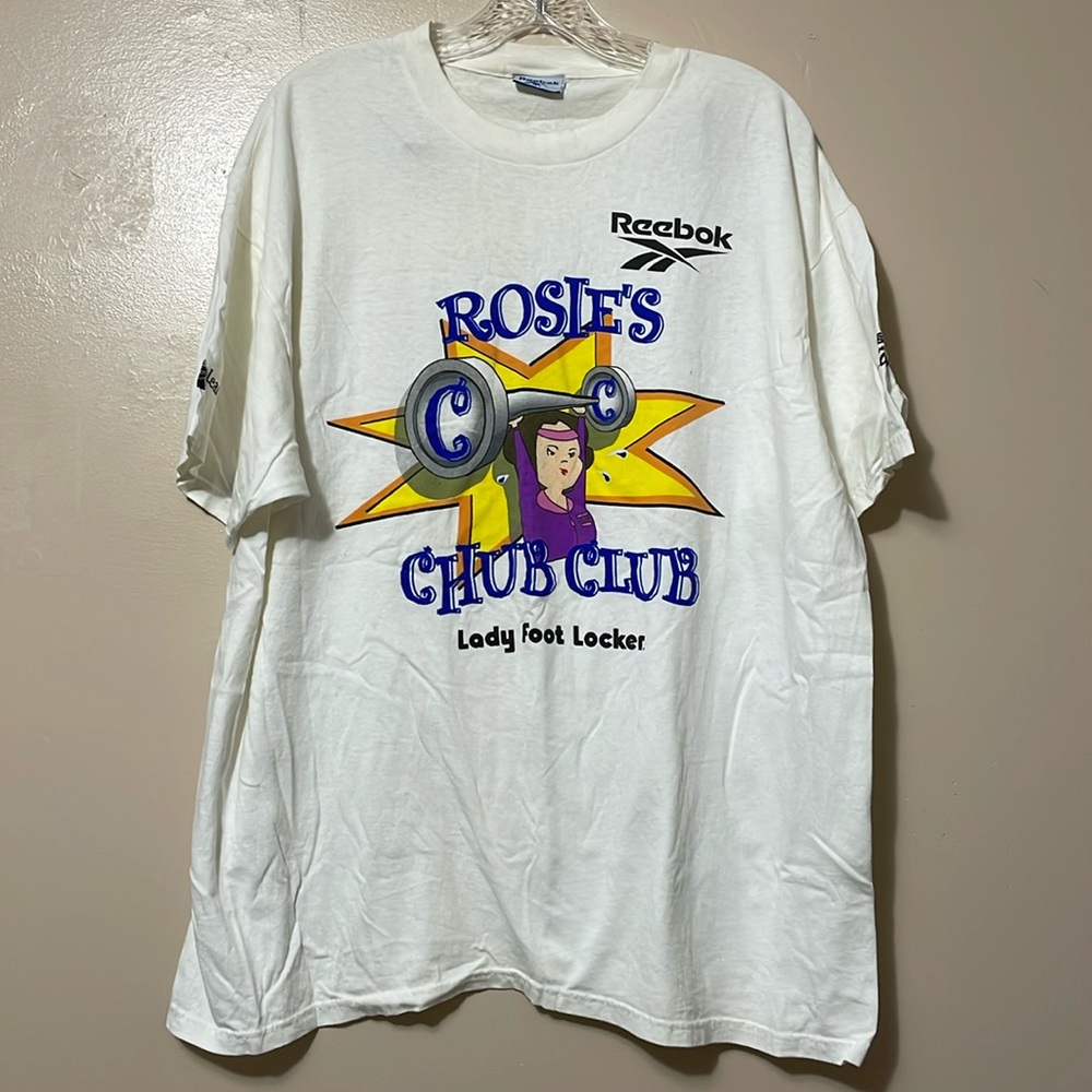 Rosie's Chub Club Vintage Reebok T-Shirt.